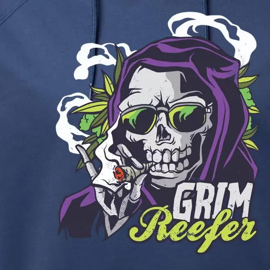 Grim Reefer Performance Fleece Hoodie