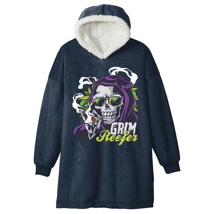 Grim Reefer Hooded Wearable Blanket