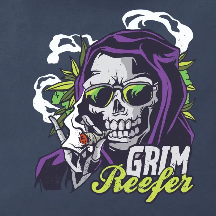 Grim Reefer Zip Tote Bag