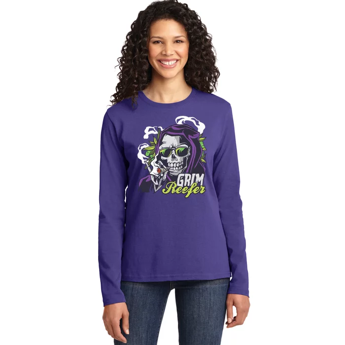 Grim Reefer Ladies Long Sleeve Shirt