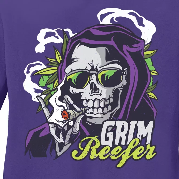 Grim Reefer Ladies Long Sleeve Shirt