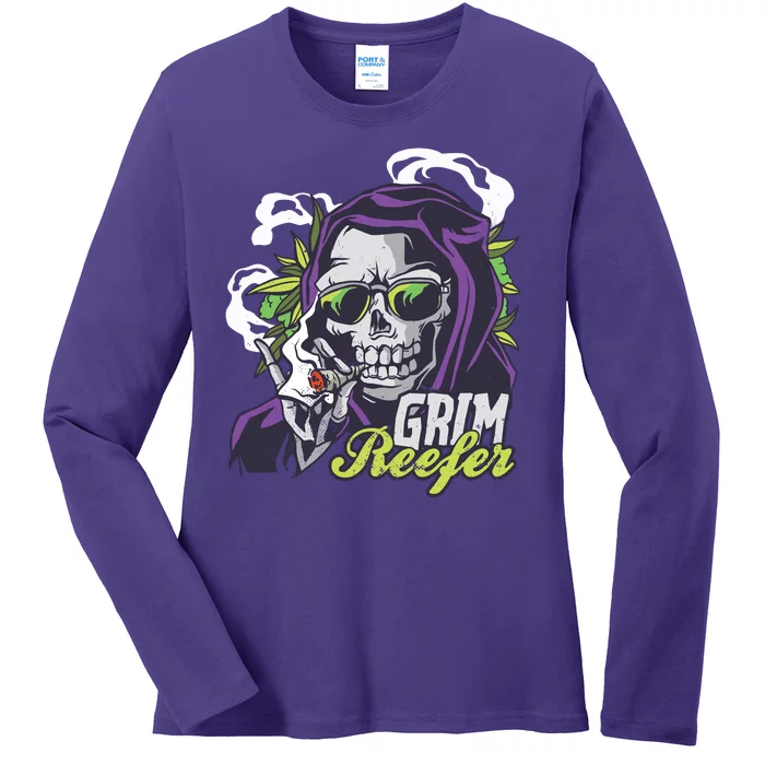 Grim Reefer Ladies Long Sleeve Shirt