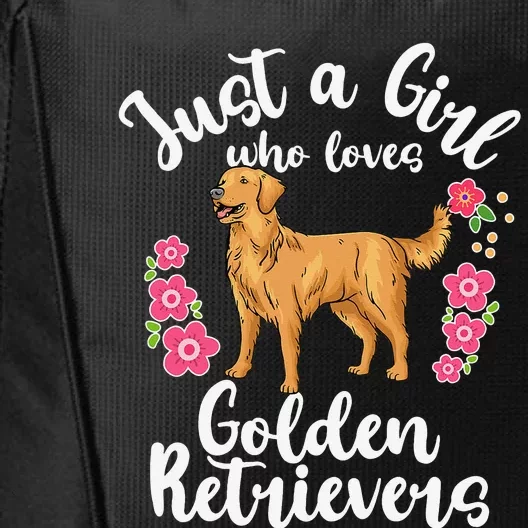 Golden Retriever Just a Who Loves Golden Retrievers City Backpack