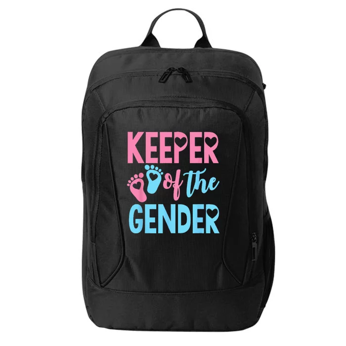 Gender Reveal Keeper Of The Gender Gender Reveal City Backpack