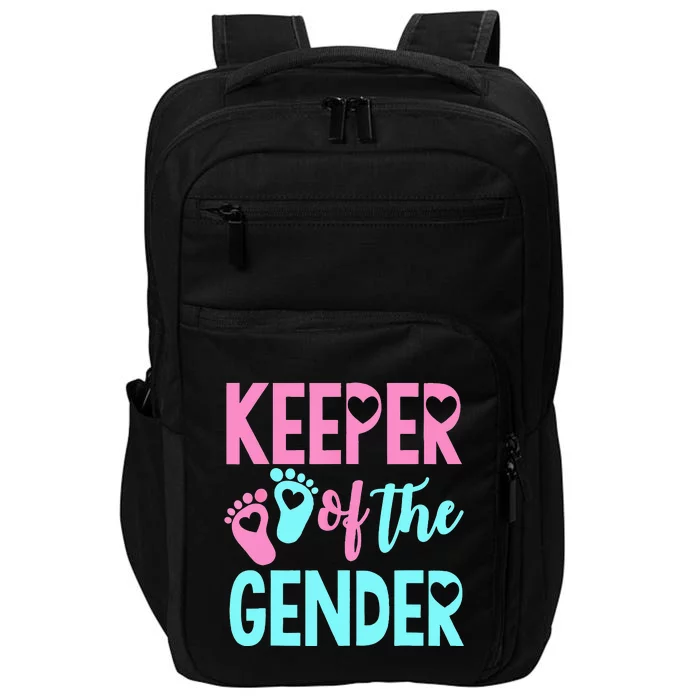 Gender Reveal Keeper Of The Gender Gender Reveal Impact Tech Backpack