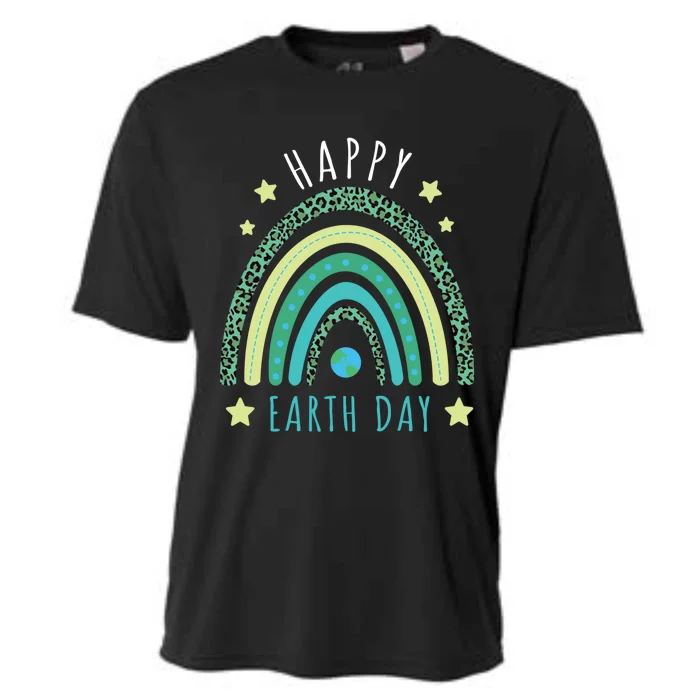 Green Rainbow Love Protect Save Nature Oceans Day Earth Day Great Gift Cooling Performance Crew T-Shirt