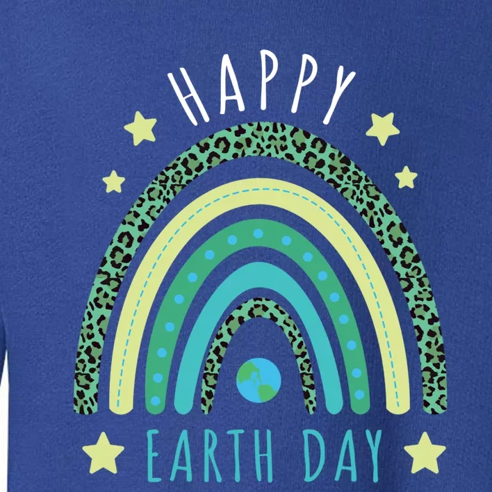 Green Rainbow Love Protect Save Nature Oceans Day Earth Day Great Gift Toddler Sweatshirt