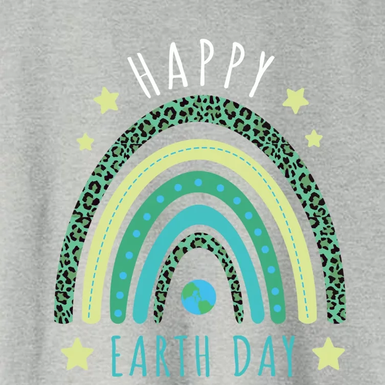 Green Rainbow Love Protect Save Nature Oceans Day Earth Day Great Gift Women's Crop Top Tee