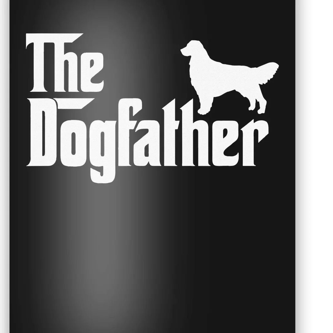 Golden Retriever Lover Gift DogFather Poster