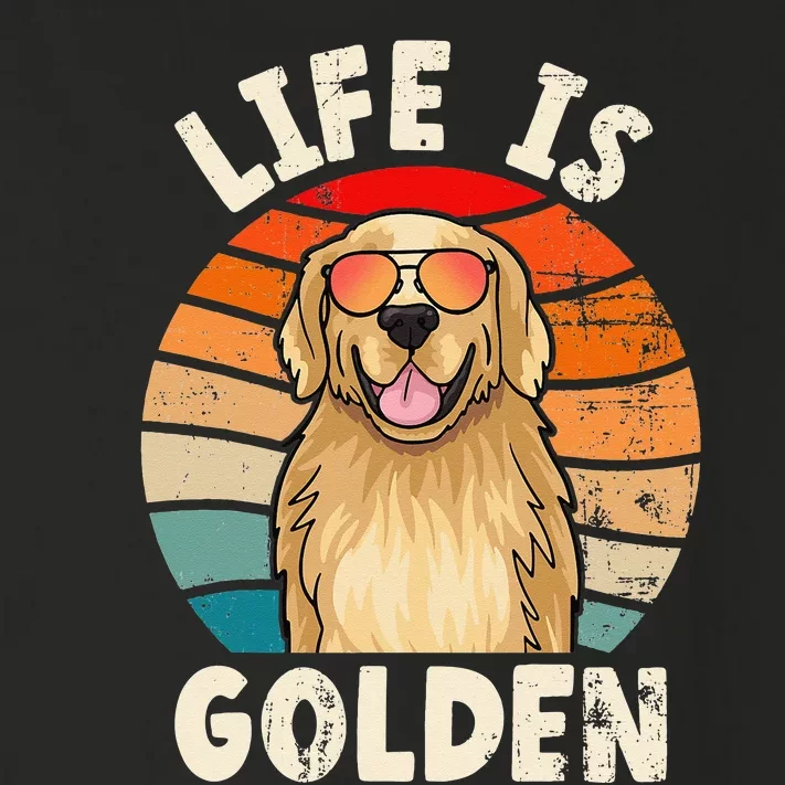 Golden Retriever Life is Golden Tee Golden Owner Toddler Long Sleeve Shirt