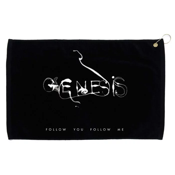 G.E.N.E.S.I.S Rock Music Band Follow You Follow Me Grommeted Golf Towel