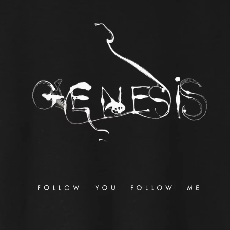 G.E.N.E.S.I.S Rock Music Band Follow You Follow Me Women's Crop Top Tee