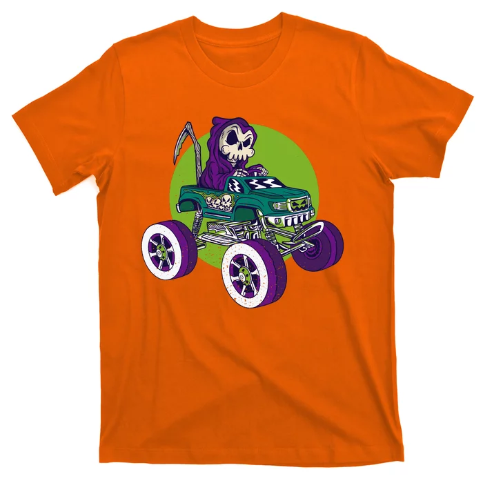 Grim Reaper Monster Truck T-Shirt