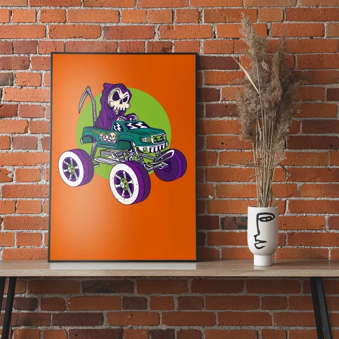 Grim Reaper Monster Truck Poster