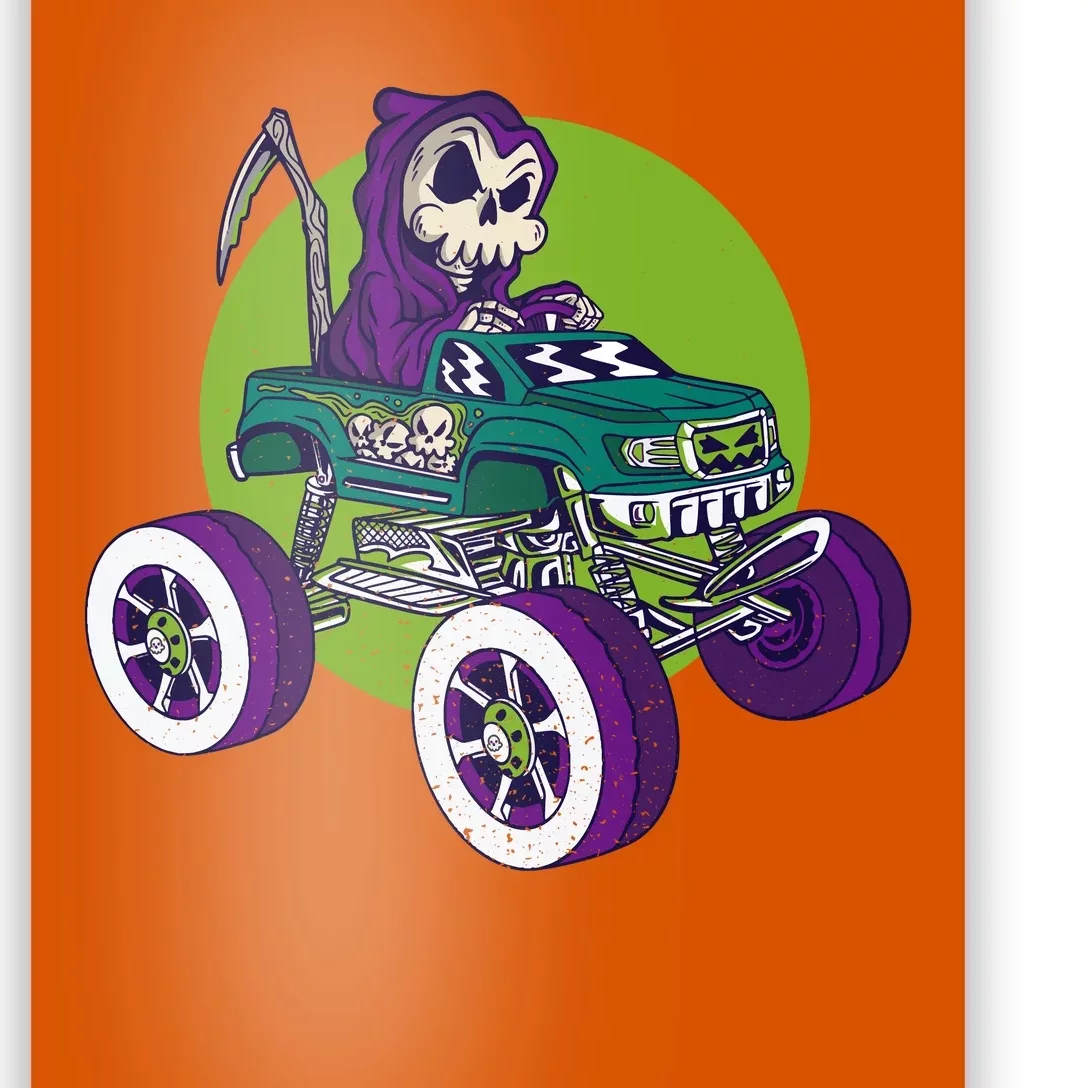 Grim Reaper Monster Truck Poster