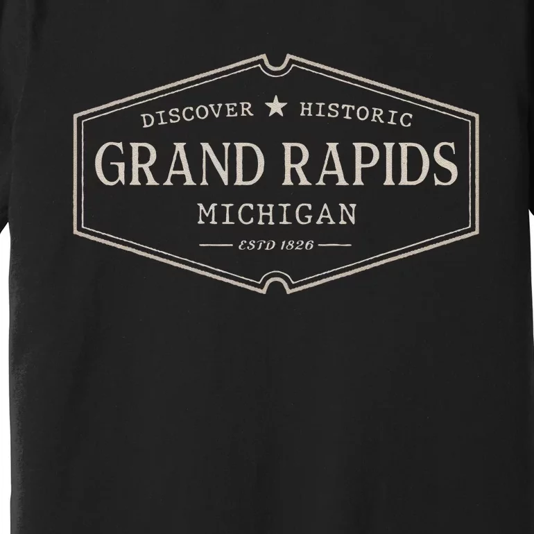 Grand Rapids Michigan Grand Rapids Mi Historic Premium T-Shirt