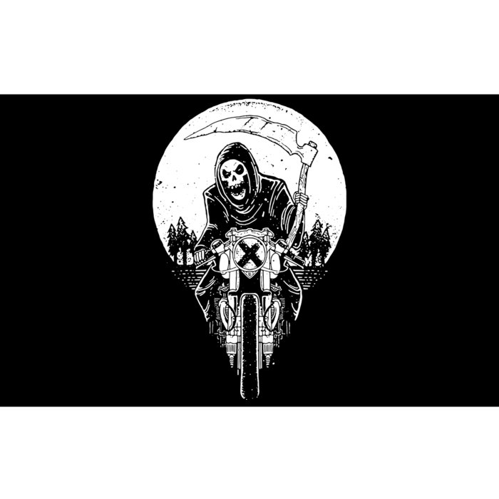 Grim Reaper Motorbike Bumper Sticker