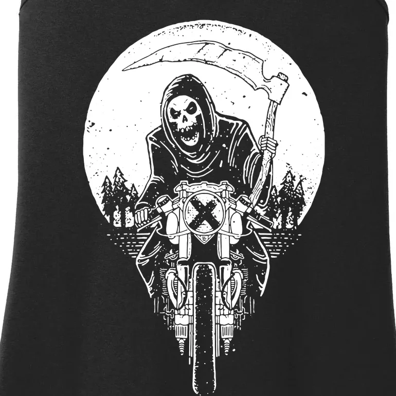 Grim Reaper Motorbike Ladies Essential Tank