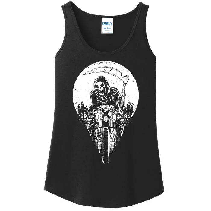 Grim Reaper Motorbike Ladies Essential Tank