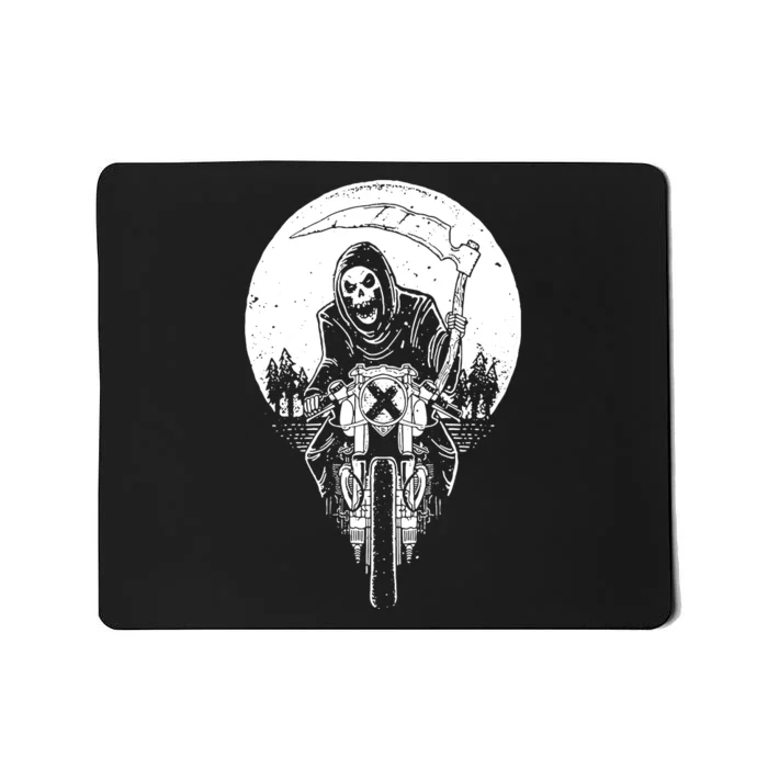 Grim Reaper Motorbike Mousepad