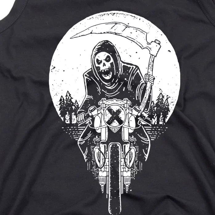 Grim Reaper Motorbike Tank Top