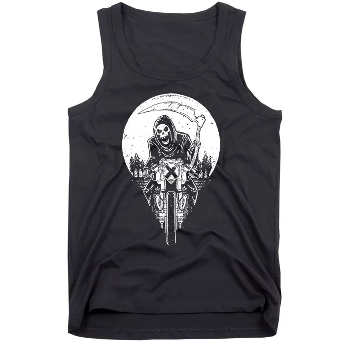 Grim Reaper Motorbike Tank Top