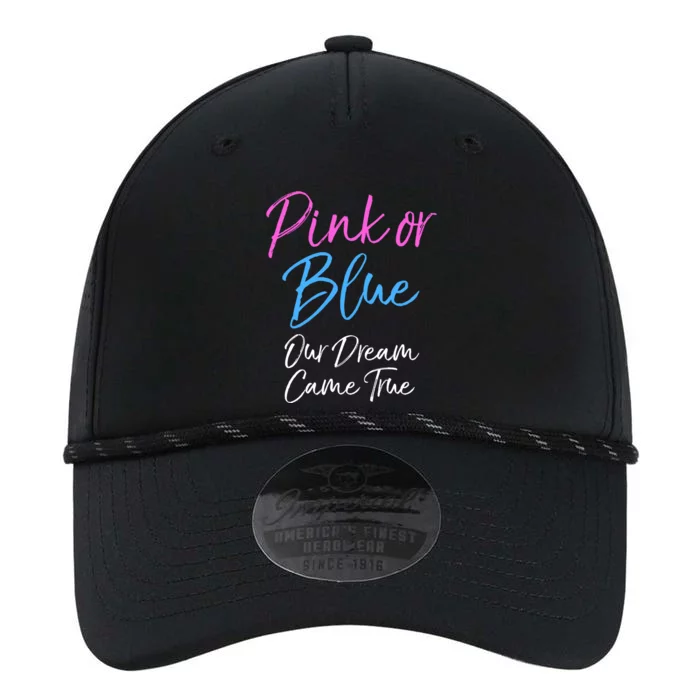 Gender Reveal Mom And Dad Pink Or Blue Our Dream Came True Gift Performance The Dyno Cap