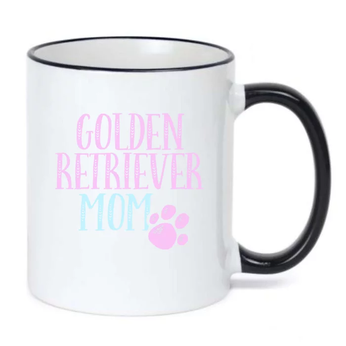 Golden Retriever Mama Dog Lover Mom Owner Cute Meaningful Gift Black Color Changing Mug