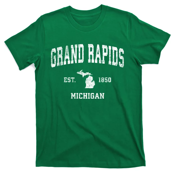 Grand Rapids Michigan Mi Vintage Sports T-Shirt