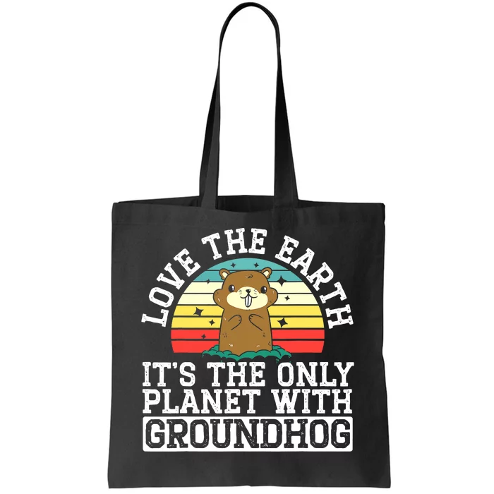 Groundhog Rodent Marmots Tote Bag