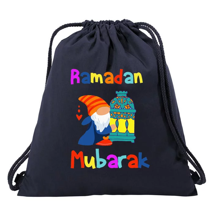 Gnomes Ramadan Mubarak Kareem Happy Ramadan Drawstring Bag