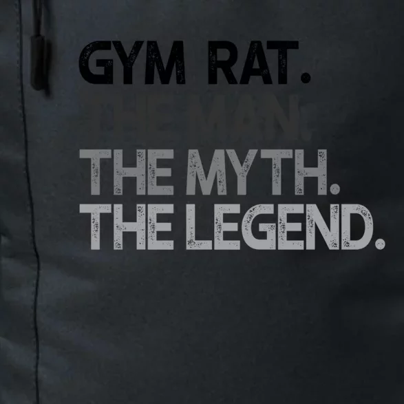 Gym Rat Myth The Legend Gift Funny Gift Daily Commute Backpack