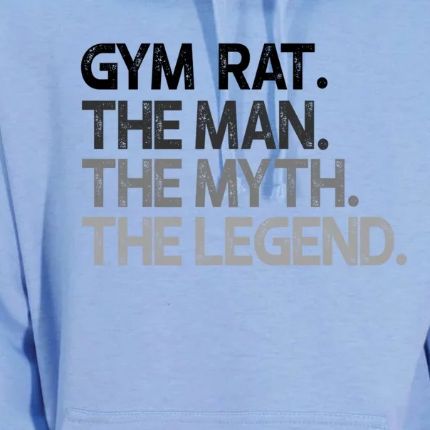 Gym Rat Myth The Legend Gift Funny Gift Unisex Surf Hoodie