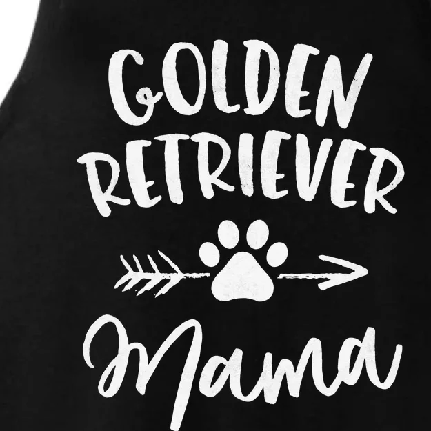 Golden Retriever Mama Golden Lover Owner Gift Dog Mom Mother Ladies Tri-Blend Wicking Tank