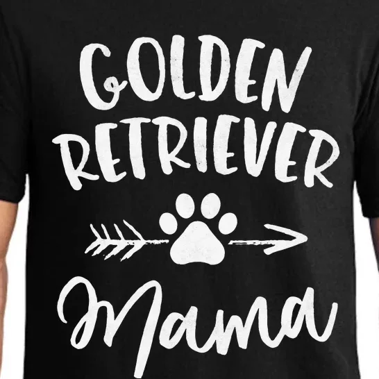 Golden Retriever Mama Golden Lover Owner Gift Dog Mom Mother Pajama Set