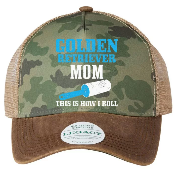 Golden Retriever Mom Dog Hair Funny Golden Retriever Mama Legacy Tie Dye Trucker Hat