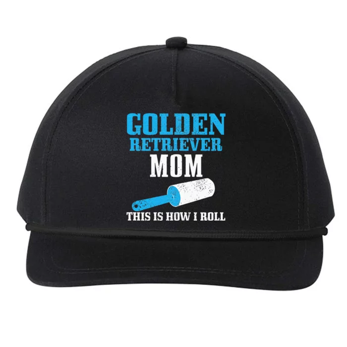 Golden Retriever Mom Dog Hair Funny Golden Retriever Mama Snapback Five-Panel Rope Hat