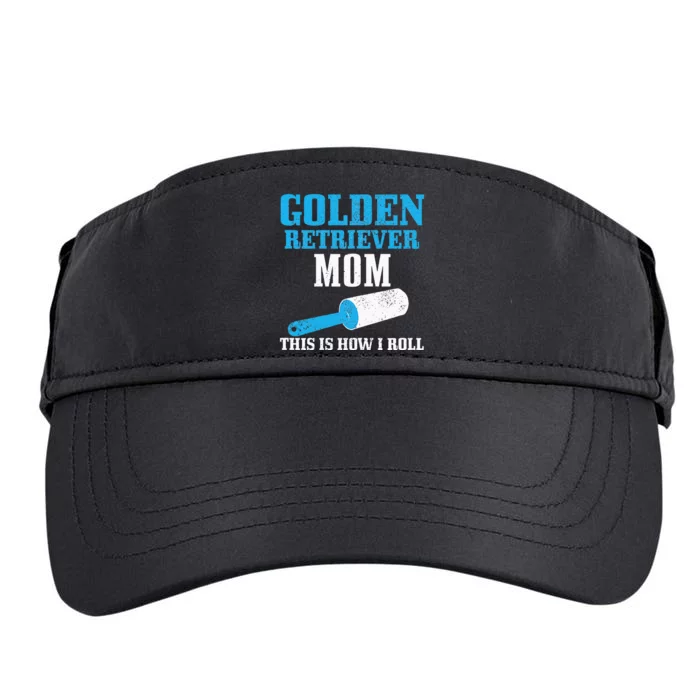 Golden Retriever Mom Dog Hair Funny Golden Retriever Mama Adult Drive Performance Visor