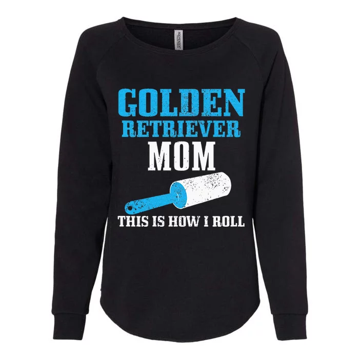 Golden Retriever Mom Dog Hair Funny Golden Retriever Mama Womens California Wash Sweatshirt