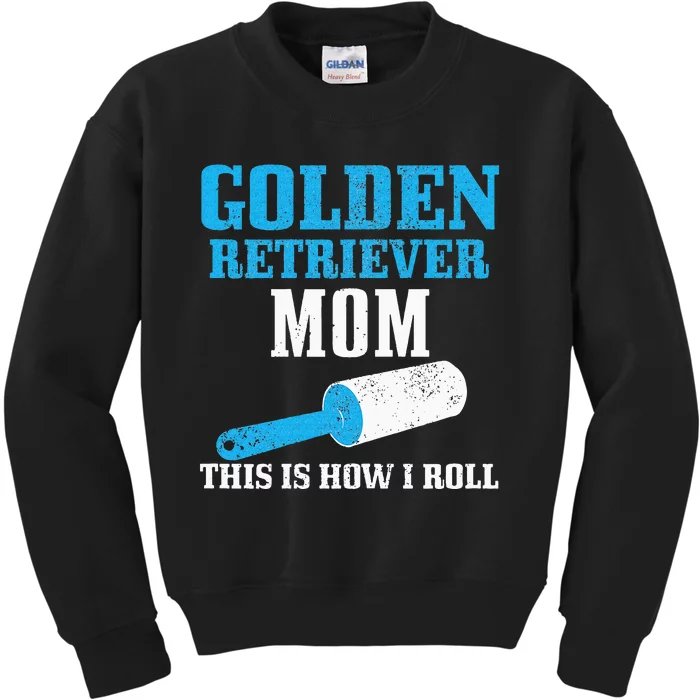 Golden Retriever Mom Dog Hair Funny Golden Retriever Mama Kids Sweatshirt