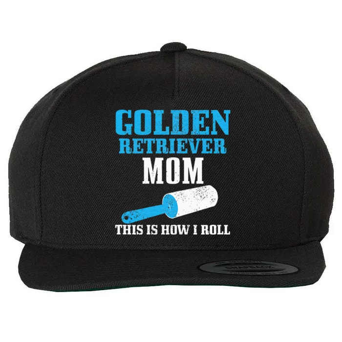 Golden Retriever Mom Dog Hair Funny Golden Retriever Mama Wool Snapback Cap