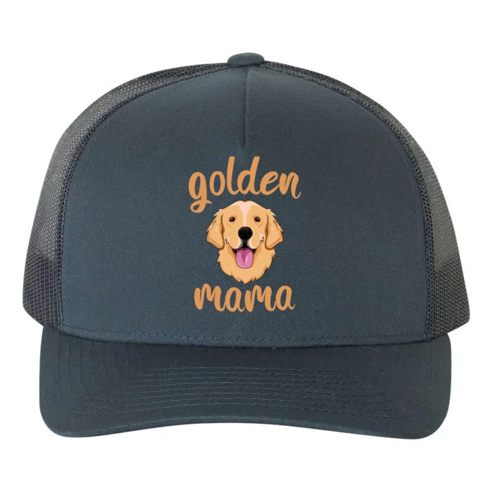 Golden Retriever Mom Yupoong Adult 5-Panel Trucker Hat