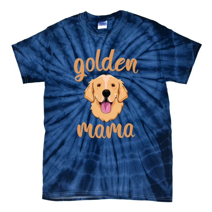 Golden Retriever Mom Tie-Dye T-Shirt