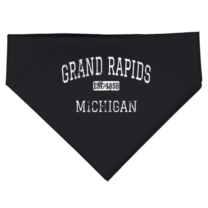 Grand Rapids Michigan Mi Vintage USA-Made Doggie Bandana