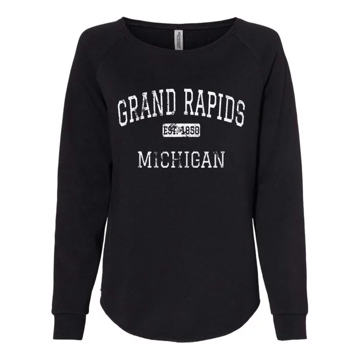 Grand Rapids Michigan Mi Vintage Womens California Wash Sweatshirt