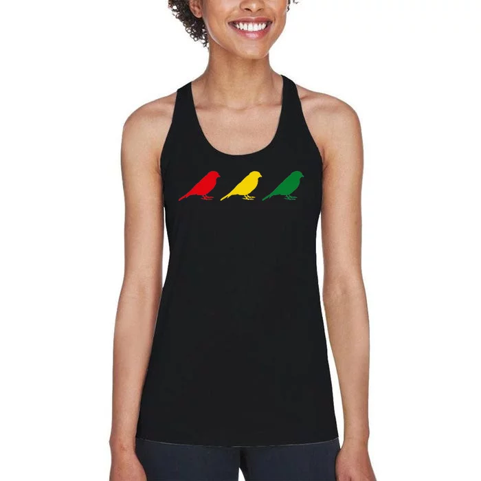 Good Rastafari Music Vibes Only Rasta Jamaika Reggae Women's Racerback Tank