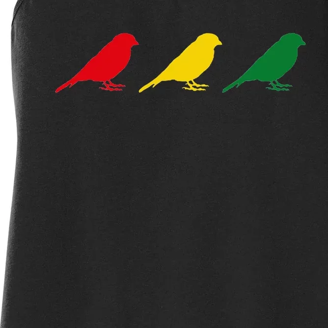 Good Rastafari Music Vibes Only Rasta Jamaika Reggae Women's Racerback Tank