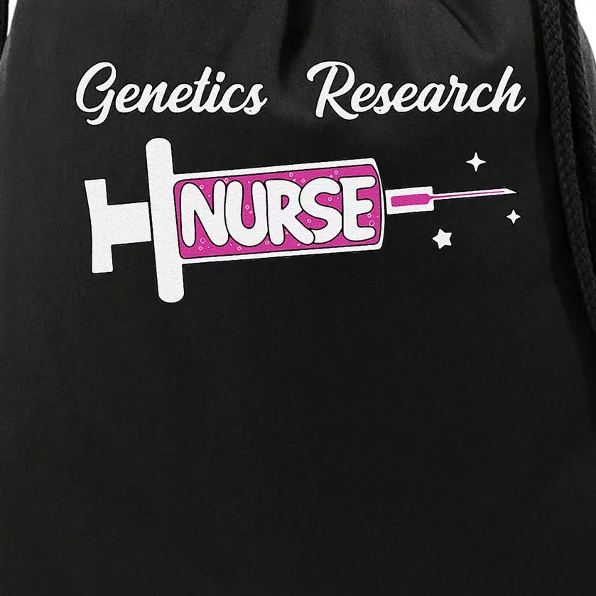 Genetics Research Nurse Cute Genetics Nursing Unit Rn Drawstring Bag