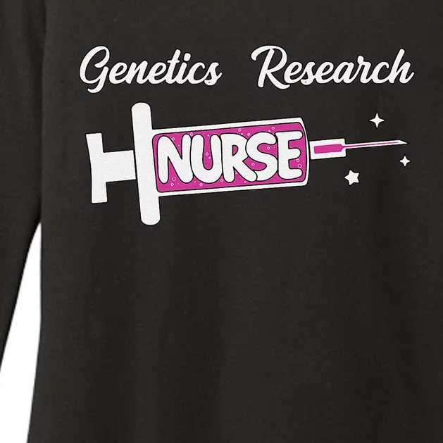 Genetics Research Nurse Cute Genetics Nursing Unit Rn Womens CVC Long Sleeve Shirt