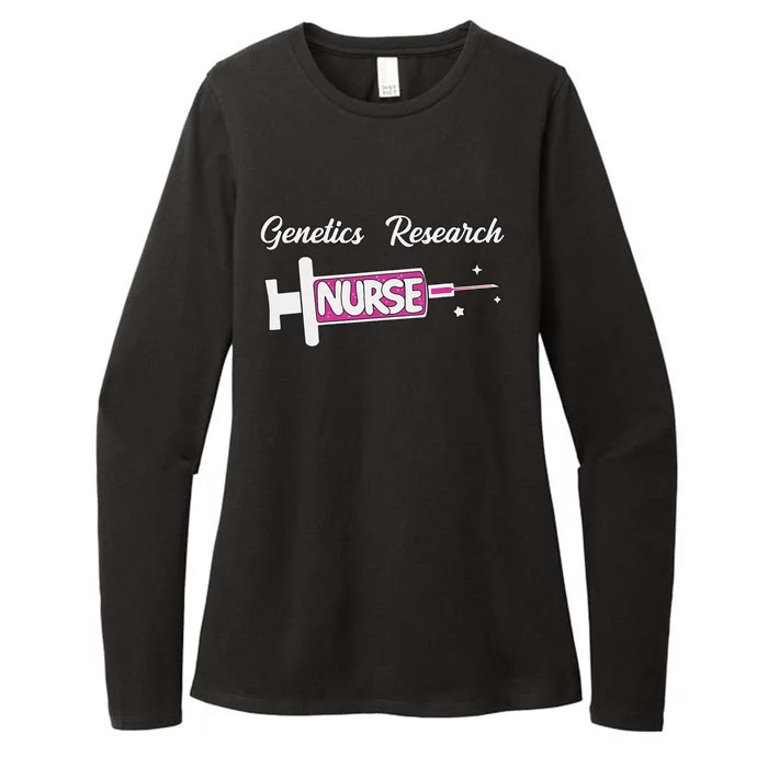 Genetics Research Nurse Cute Genetics Nursing Unit Rn Womens CVC Long Sleeve Shirt